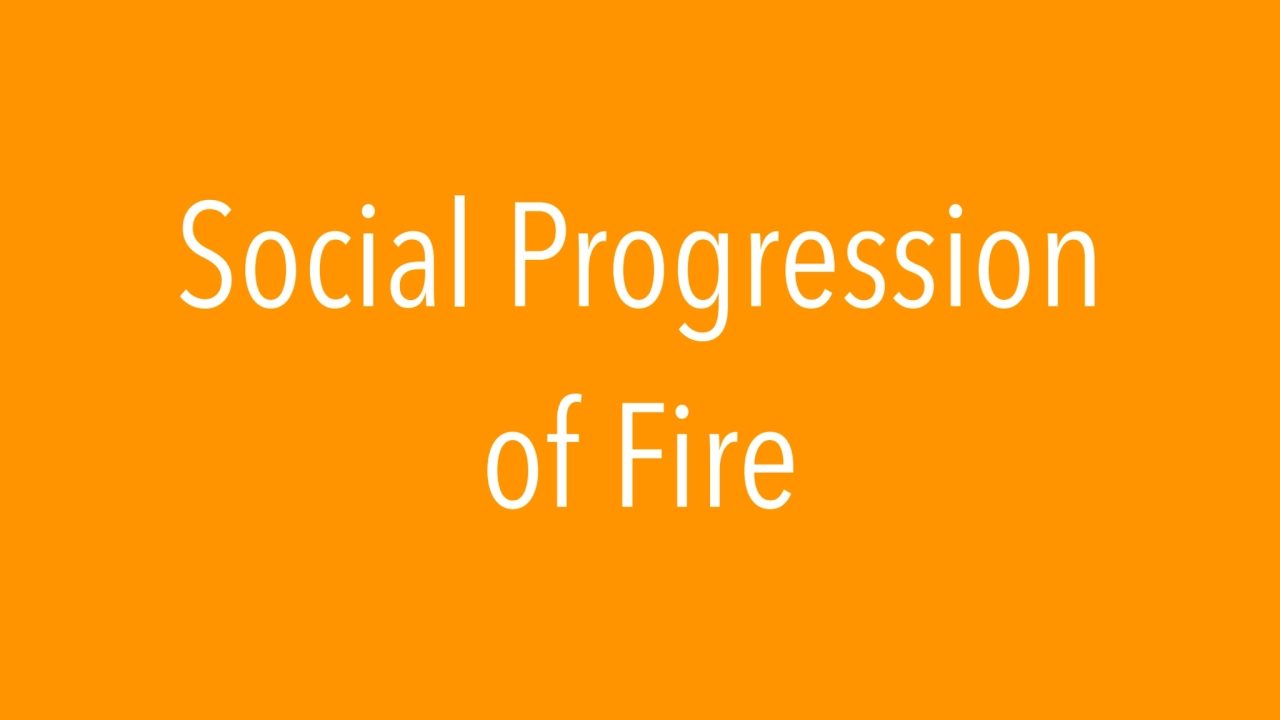 Social Progression 
of Fire