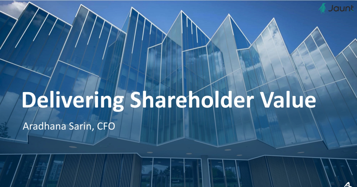 Delivering Shareholder Value Presentation (1)