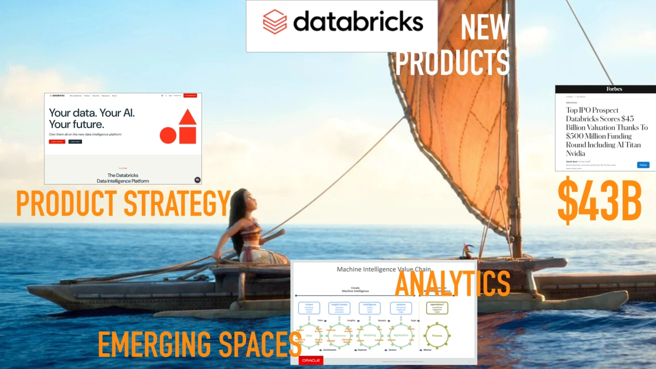 PRODUCT STRATEGY $43B
EMERGING SPACES
NEW
PRODUCTS
ANALYTICS