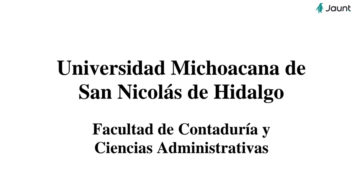 Universidad Michoacana de San Nicolás de Hidalgo: Informática I