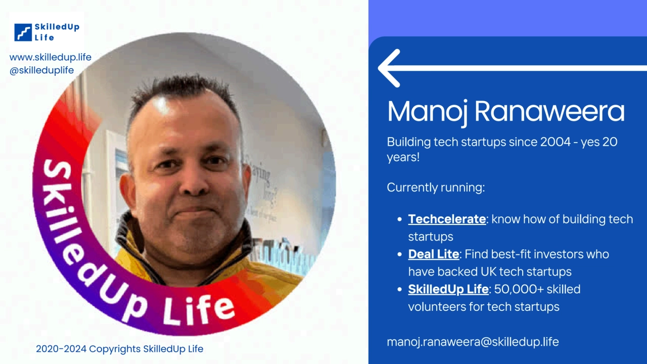 Manoj Ranaweera
Building tech startups since 2004 - yes 20
years!
Currently running:
Techcelera…