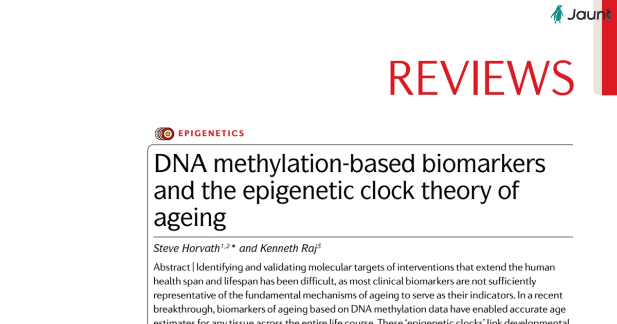 DNA METHYLATION-BASED BIOMARKERS AND THE EPIGENETIC CLOCK THEORY OF AGEING.pdf