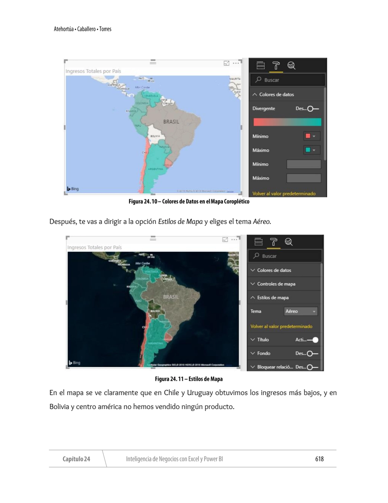 Después, te vas a dirigir a la opción Estilos de Mapa y eliges el tema Aéreo.
En el mapa se ve cla…