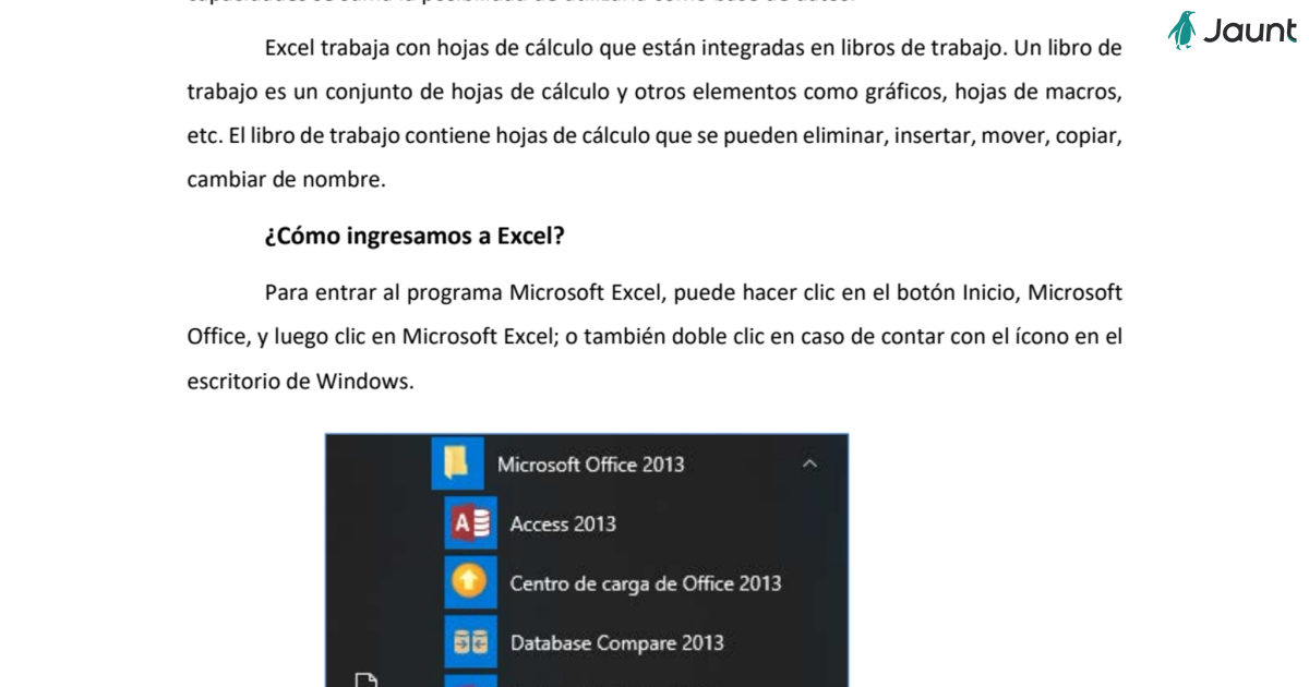 Instructivo - Manual de Excel 2013