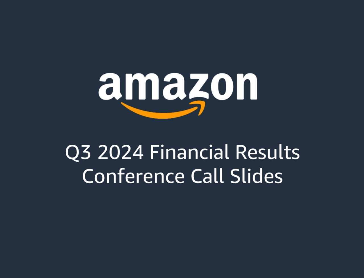 Webslides_ q3 2024 Amazon 