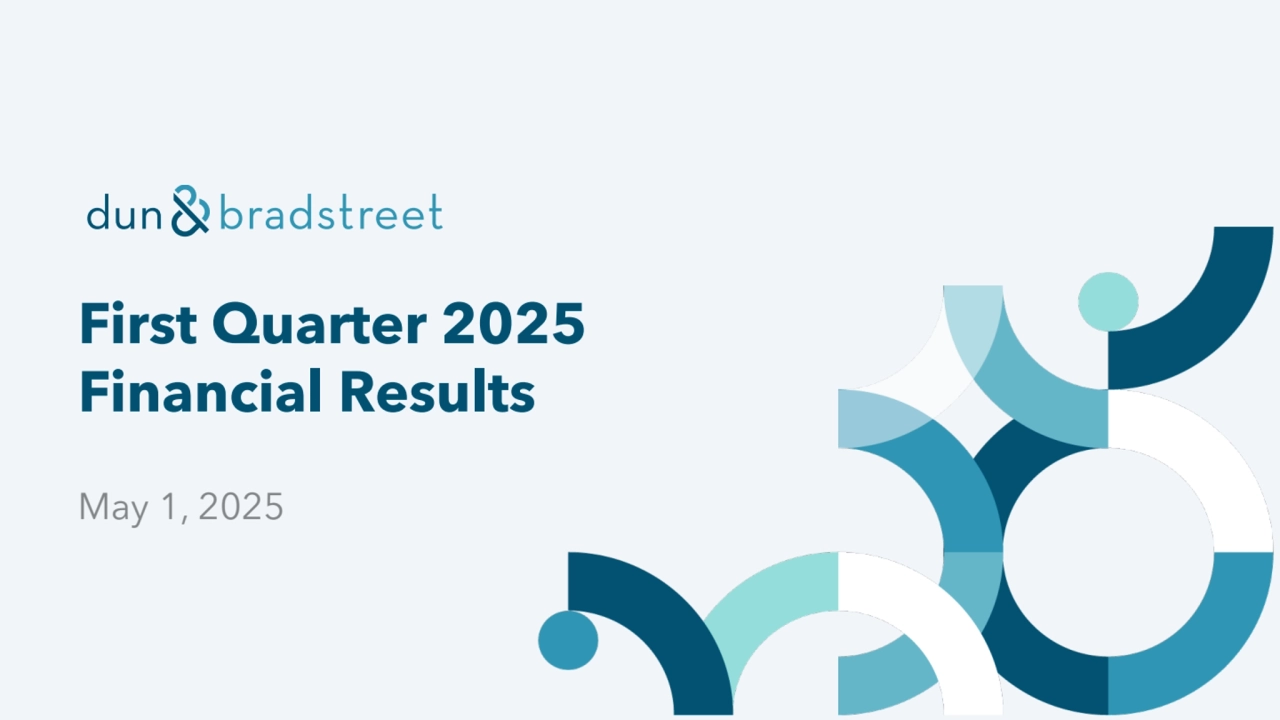 Commercial in Confidence
May 1, 2025
First Quarter 2025 
Financial Results